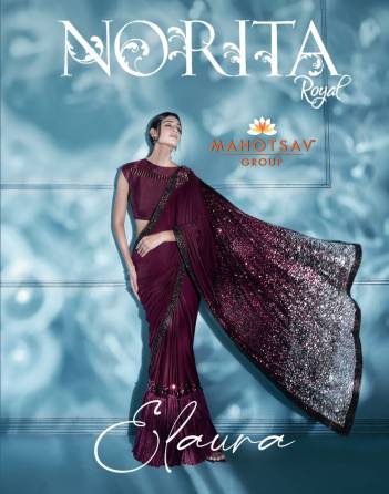 Norita 42100 Elaura By Mahotsav Designer Partywear Saree Collection